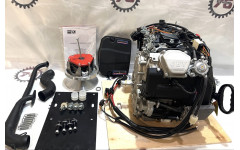 Двигатель LIFAN 29 л.с. 2V80F-А с катушкой освещения РУЧ+ЭЛЕК 12В 20А 240Вт вал 25 мм, доработанный с уст. компл. на Буран (полный)